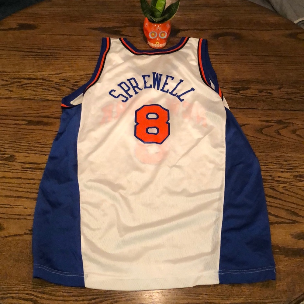 Latrell Sprewell NBA New York knocks Jersey #8
